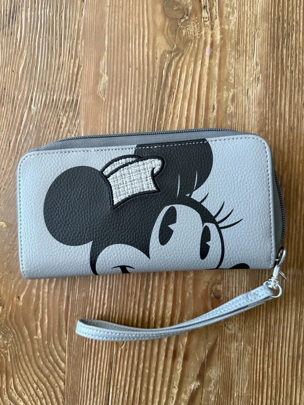 Disney Gray & Black Mickey Wristlet Clutch